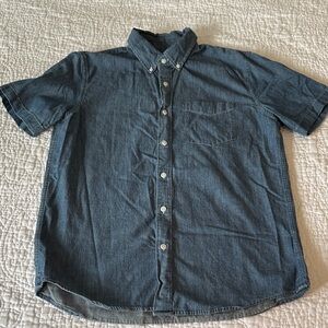 American Eagle Outfitters Casual Chambray Button Down Shirt - S